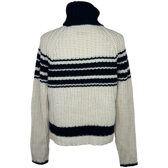 Essentiel Antwerp EAC Weyond Stripes Chunky Knit Rib Pullover Sweater Small US 4 - Picture 3 of 9